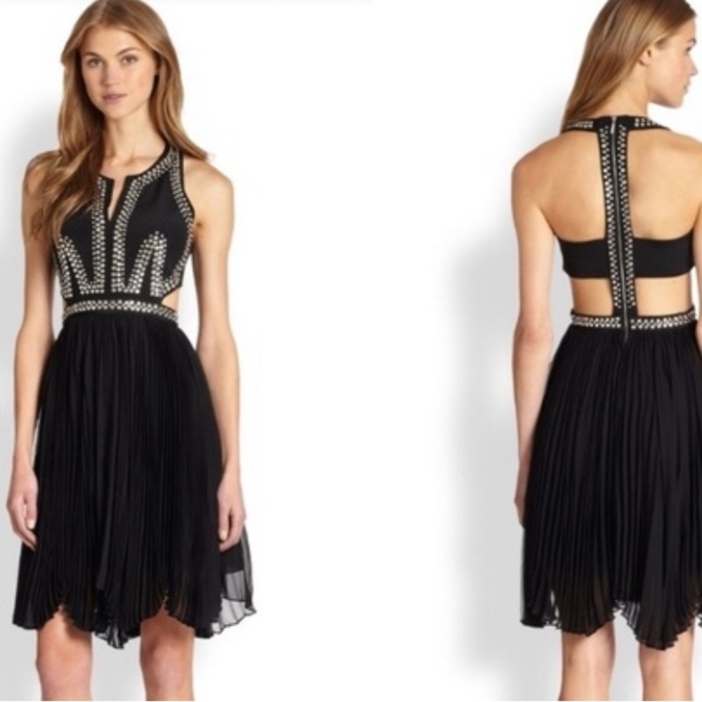 Rebecca Taylor black cutout dress. Size 6.